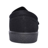 Hopper Go Black Fabric Girls Plimsolls In Kids F Fit