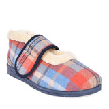Ladies Hush 409 Wide Fit Bootie Slipper In Multi-colour