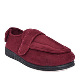 Ladies Enfold 427w Wide Fit Adjustable Slipper In Burgandy