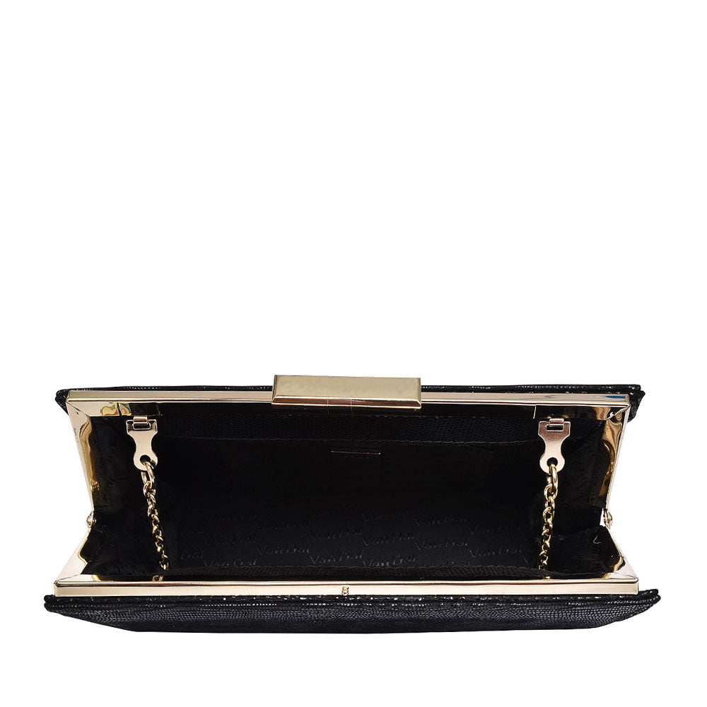 Ladies Zinnia 2522160 Clutch Bag In Black