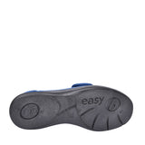 Ladies Caroline 2 2v Wide Fit Floral Velcro Slipper In Navy