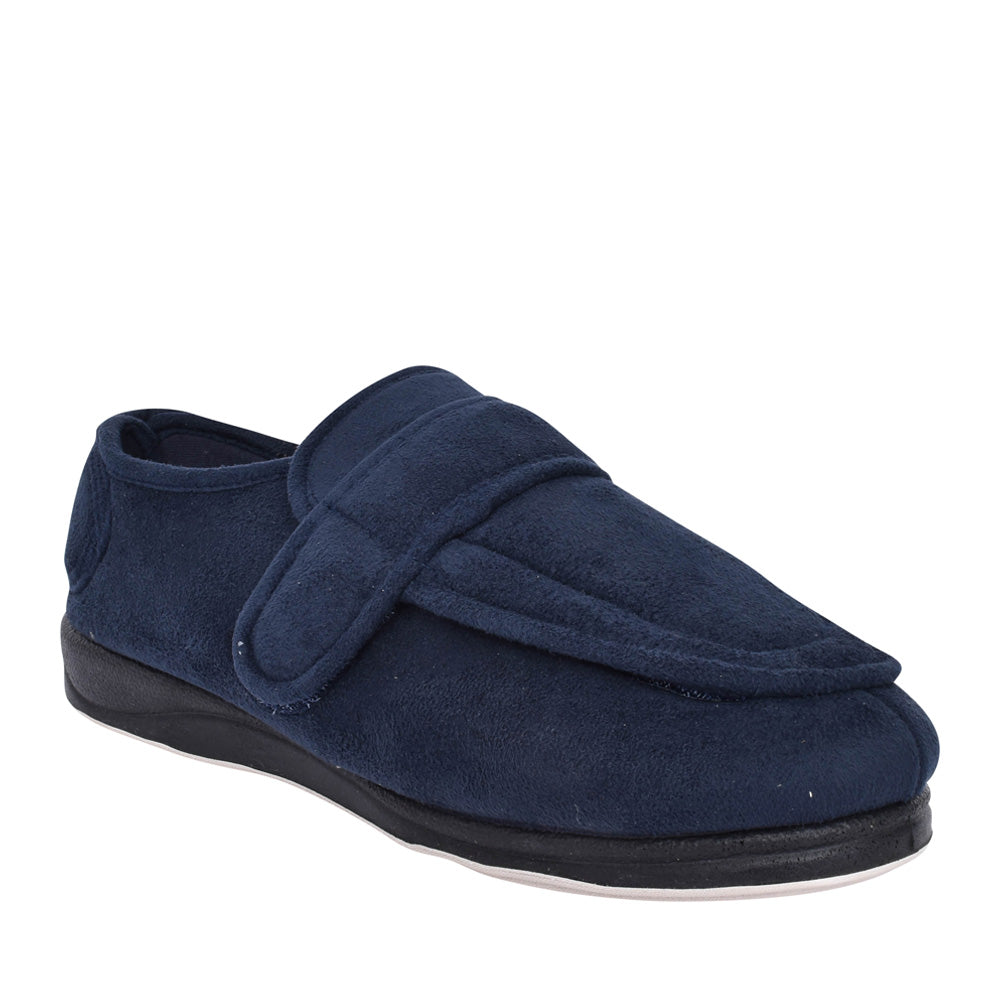 Mens Wrap 429 Wide Fit Slipper In Navy