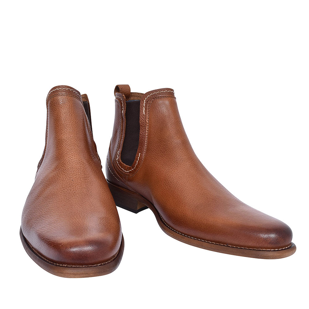 Austin Chelsea Boot For Men In Tumbled Caramel