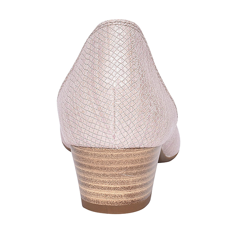 203 Bow Court Shoe For Ladies In Nude