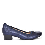 203 Bow Court Shoe For Ladies In Blue