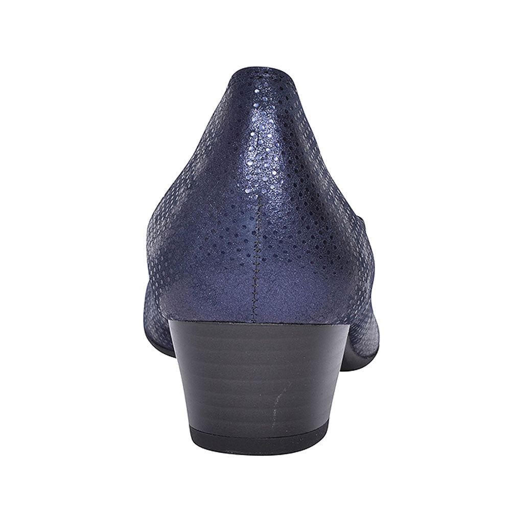 203 Bow Court Shoe For Ladies In Blue