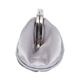 Ladies Zlv132 Diamante Trim Clutch In Grey