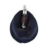 Ladies Zlv132 Diamante Trim Clutch In Blue