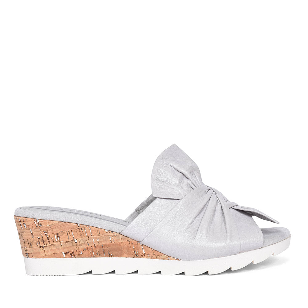 MARCO TOZZI CASUAL WEDGE SANDALS FOR LADIES in GREY