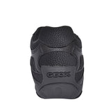 Crush Velcro Shoe For Boys In Blk Leather