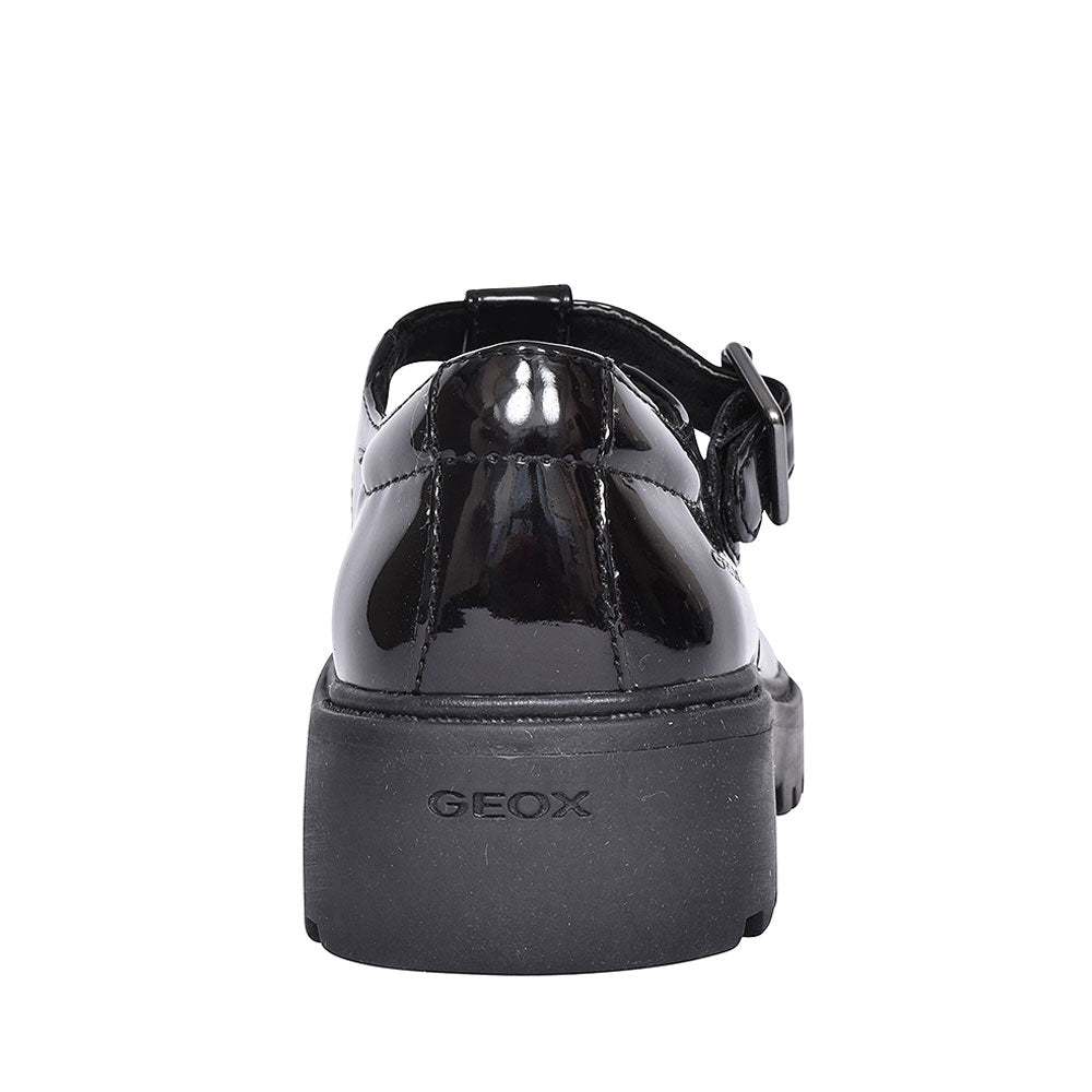 Girls J8420e Casey Shoe In Blk Patent