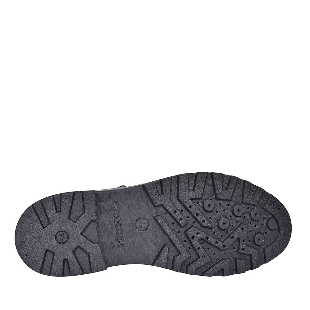 Girls J8420e Casey Shoe For Girls In Blk Leather