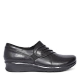 Hope Roxanne Black Leather Shoe For Ladies In Blk Leather
