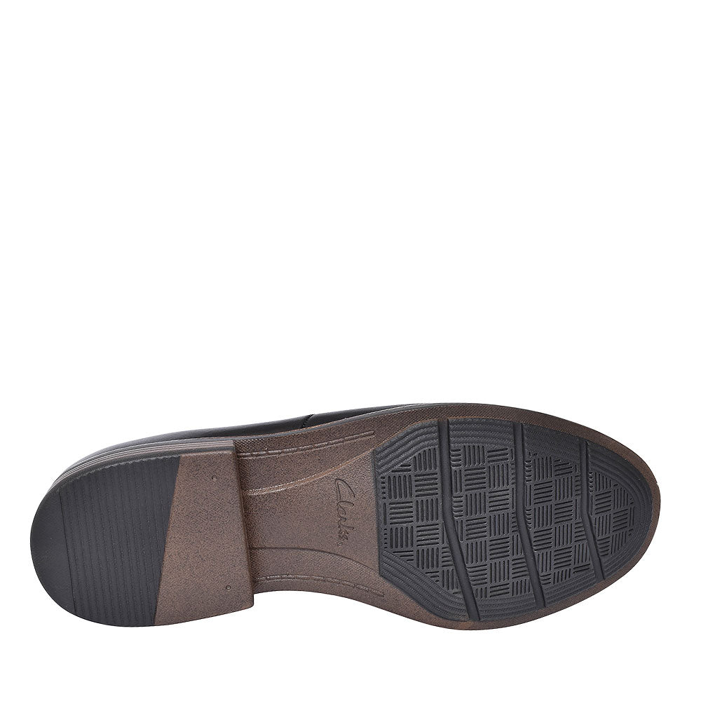 Becken Cap Leather H-fit Shoe For Men In Blk Leather