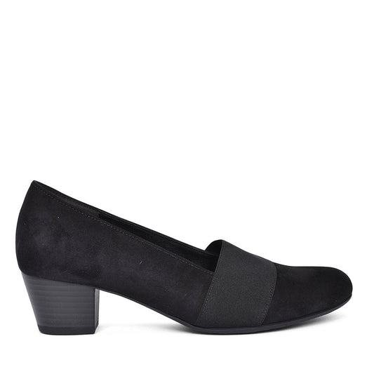GABOR 92.052 COURT SHOE FOR LADIES in BLACK