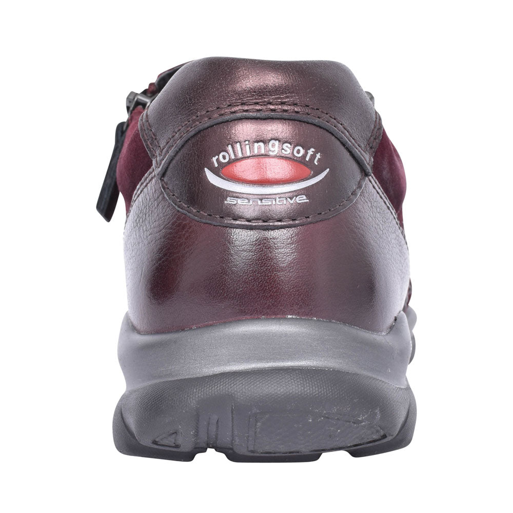 Ladies 968 Fantastic Trainer In Burgandy