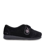 Camilla Flower Slipper For Ladies In Black