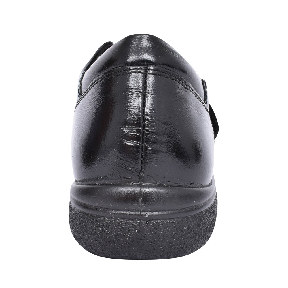 Ladies Keswick 2v Velcro Shoe In Blk Patent