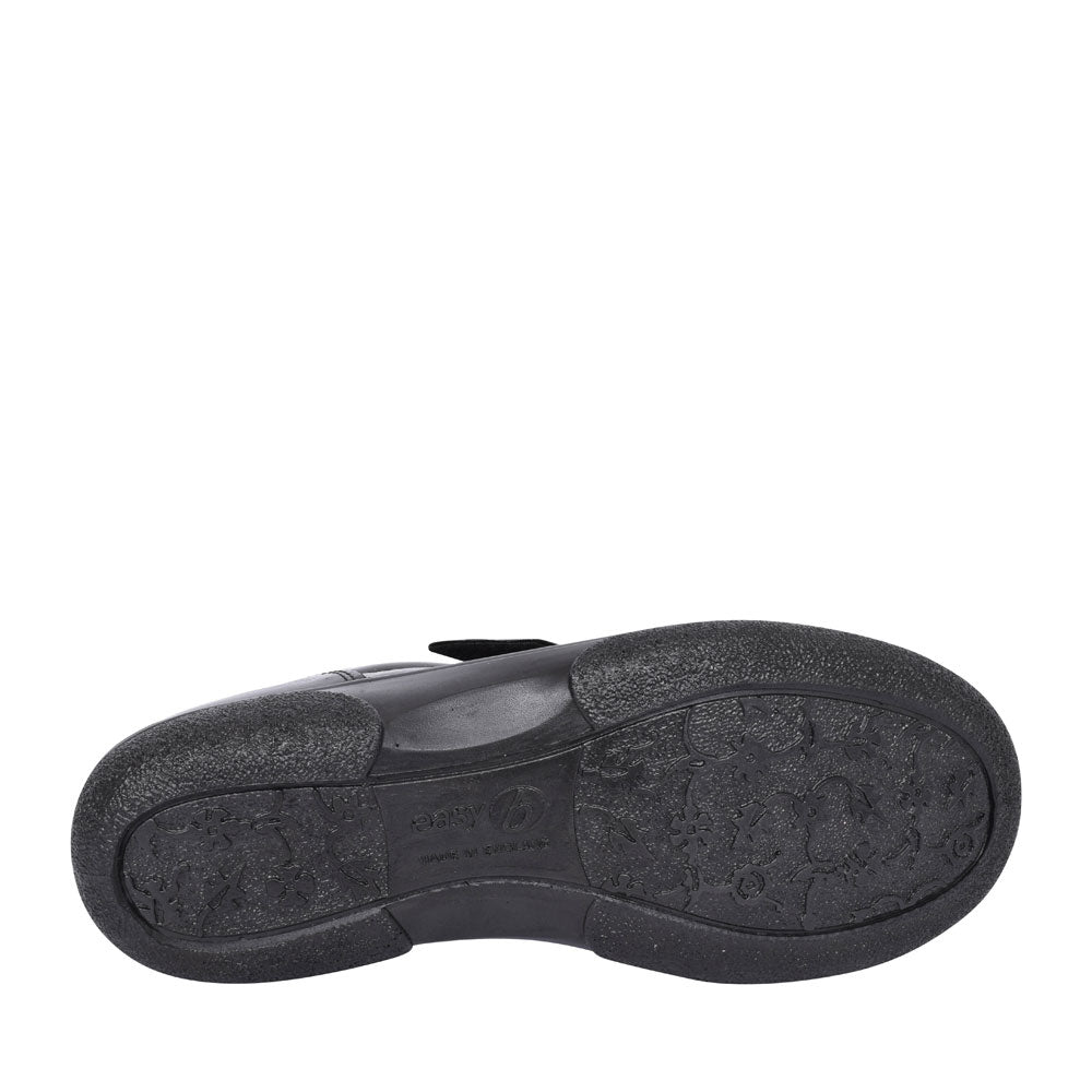 Ladies Keswick 2v Velcro Shoe In Blk Patent