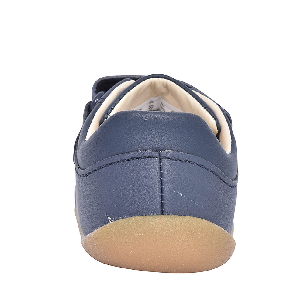 Boys Pre-walker Roamer Craft Navy Leather Shoe  In Kids G Fit