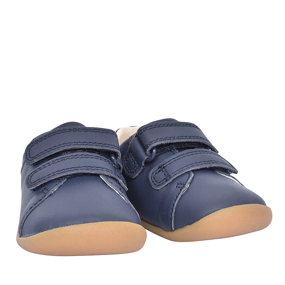 Boys Pre-walker Roamer Craft Navy Leather Shoe  In Kids G Fit