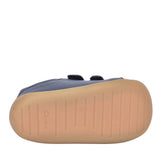 Boys Pre-walker Roamer Craft Navy Leather Shoe  In Kids H Fit