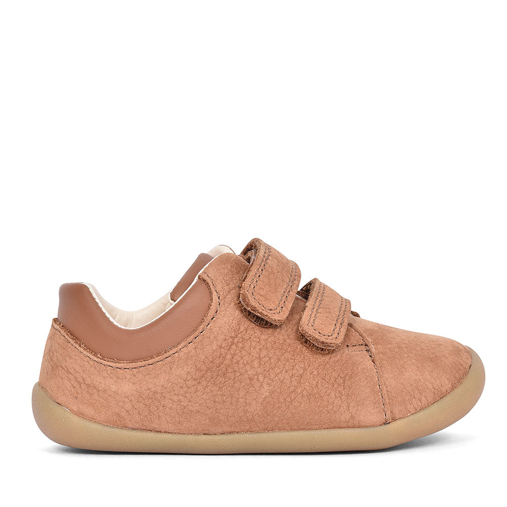 Boys Pre-walker Roamer Craft Tan Leather Shoe In Kids F Fit