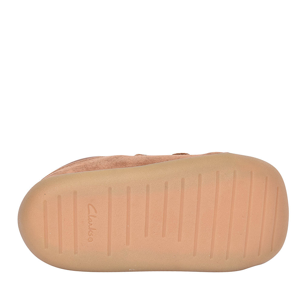 Boys Pre-walker Roamer Craft Tan Leather Shoe In Kids F Fit