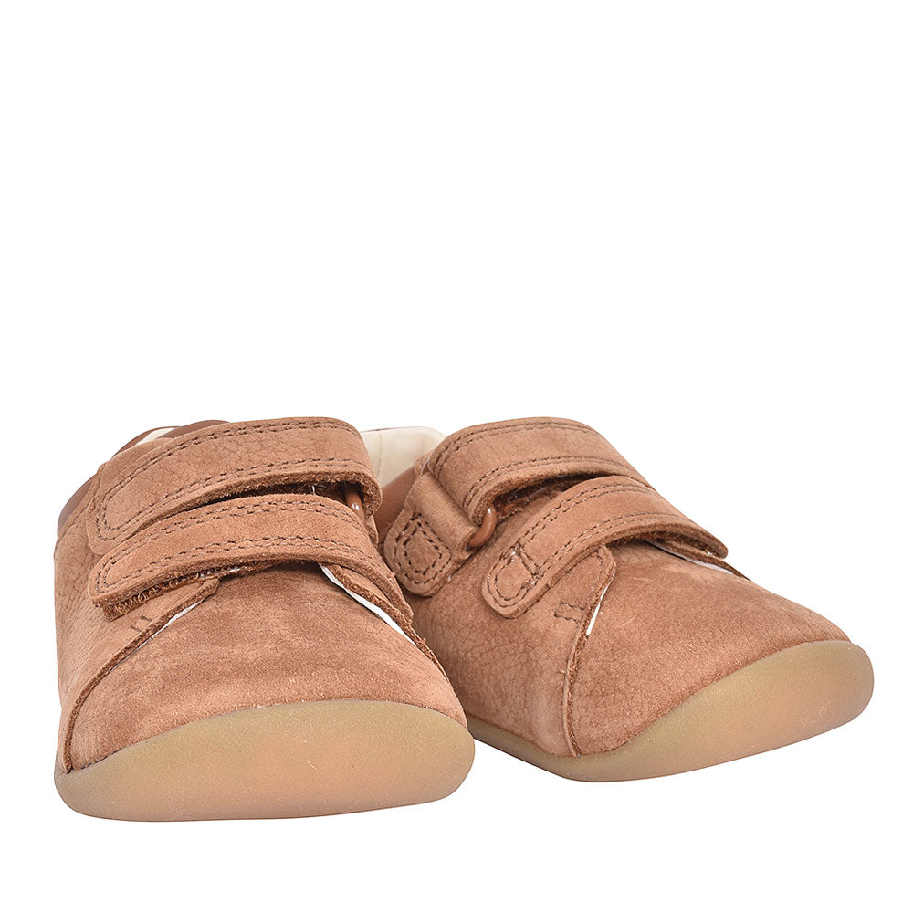 Boys Pre-walker Roamer Craft Tan Leather Shoe In Kids H Fit