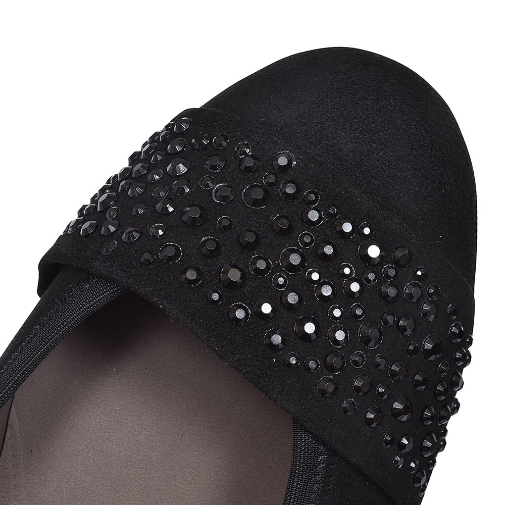 482 Mid Heel Court Shoe For Ladies In Black