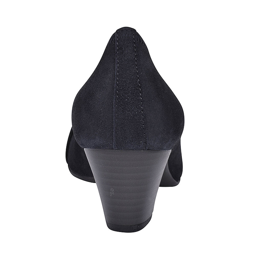 482 Mid Heel Court Shoe For Ladies In Navy