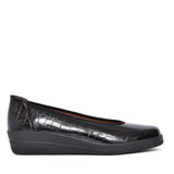 400 Slip On Wedge Shoe For Ladies In Black