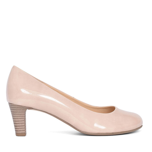 300 Mid Heel Court Shoe For Ladies In Nude