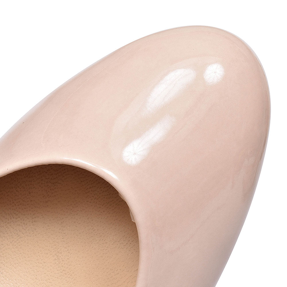 300 Mid Heel Court Shoe For Ladies In Nude