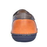 Santiago Leather Laced Shoe For Men In Navy