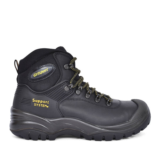Contractor Laced Safety Boot For Men In Black