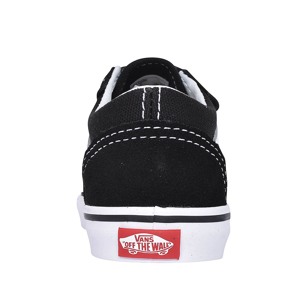 Old Skool V Double Velcro Trainer For Boys In Black