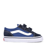 Boys Toddler Old Skool Velcro Shoe In Navy