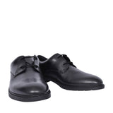 Scala Loop Black Leather Laced Shoe For Boys In Kids F Fit