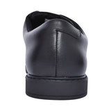 Scala Loop Black Leather Laced Shoe For Boys In Kids F Fit
