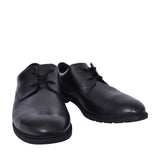 Scala Loop Black Leather Laced Shoe For Boys In Kids G Fit