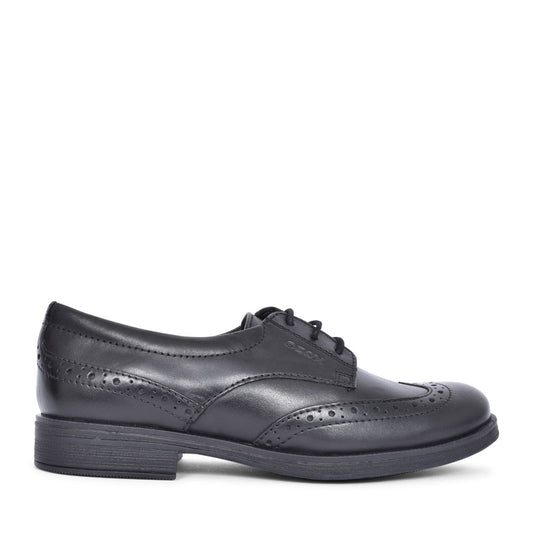 Girls J8449d Agata Laced Brogue Shoe  In Black