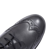 Girls J8449d Agata Laced Brogue Shoe  In Black