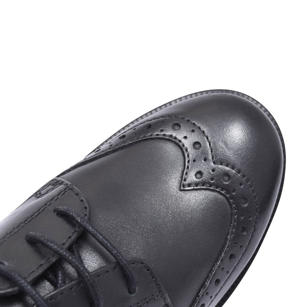 Girls J8449d Agata Laced Brogue Shoe  In Black