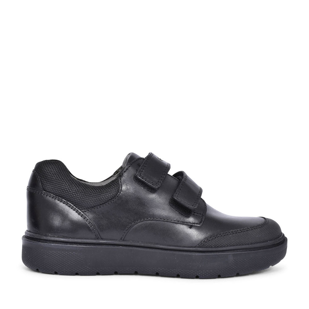 J847sf Riddock Velcro Shoe For Boys In Black