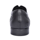 Matilda Laced W Fit Brogue Shoe For Girls In Blk Leather