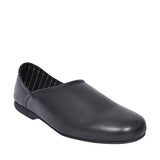 Harston Elite Leather G Fit Slipper For Men In Black