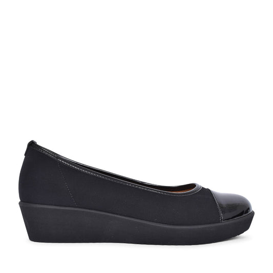 Orient 36.471 Casual Slip On Wedge Shoe For Ladies In Black