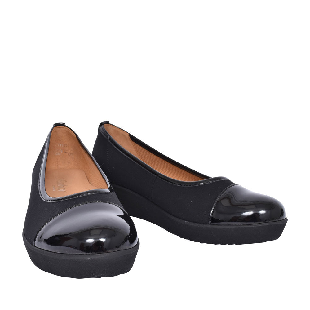 Orient 36.471 Casual Slip On Wedge Shoe For Ladies In Black
