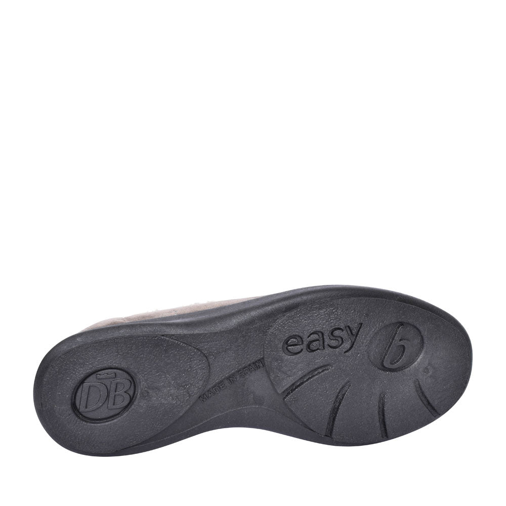 Dudley Extra Wide 2v Slipper For Ladies In Taupe